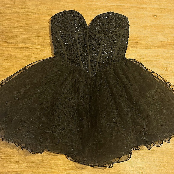 sherri hill short black prom dress Sherri Hill Dress 55168